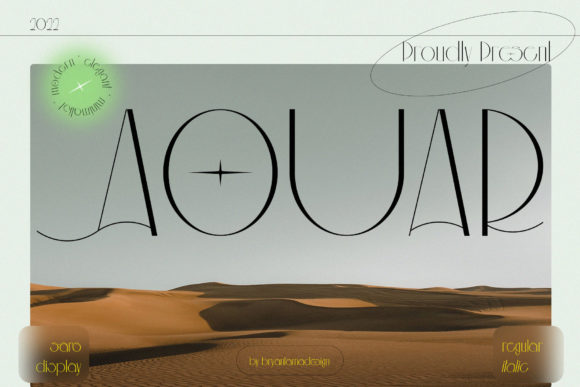 Aouar: The Modern Display Typeface for Scroll-Stopping Campaigns