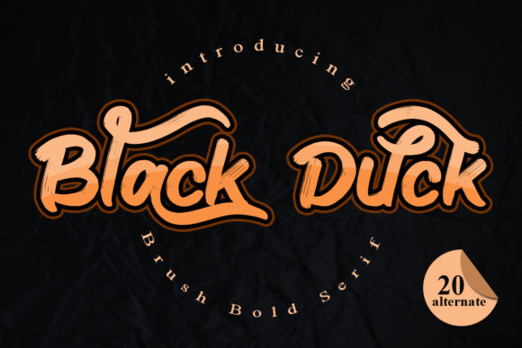 Black Duck: The Display Typeface for Modern Editorial Design