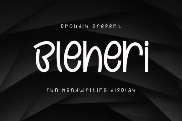 Bleheri: The Quirky Display Font for Memorable Web Experiences