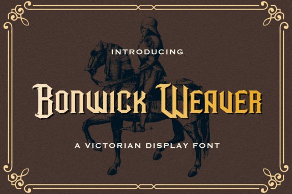 Bonwick Weaver: A Victorian Blackletter Typeface for Editorial Design