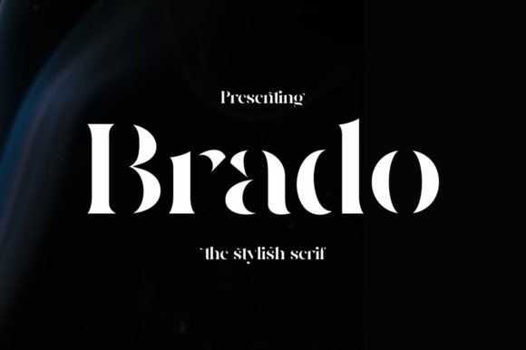 Brado: A High-Contrast Serif Font for Editorial Design