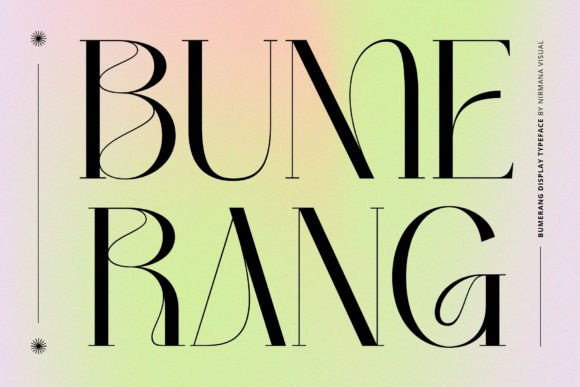 Bumerang: The Art Nouveau Serif for Handmade Creations