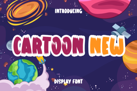 Cartoon New: A Playful Display Font for Modern Branding