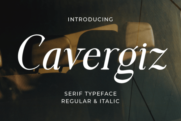 Cavergiz: A Bold Serif Typeface for Modern Brand Identity