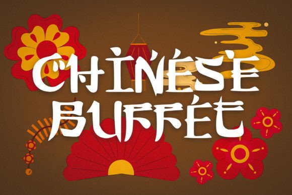 Chinese Buffet: A Decorative Typeface for Editorial Design