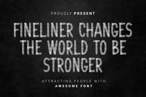 Fineliner Changes the World: A Premium Display Font for Small Business Branding