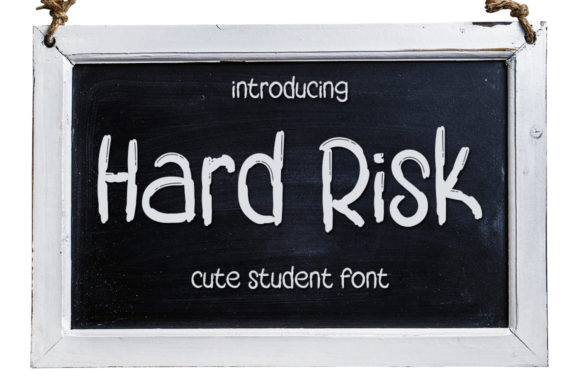 Hard Risk: The Bold Display Typeface for Modern Editorial Design