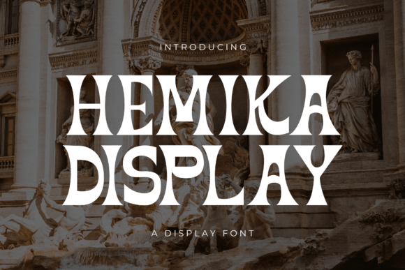 Hemika Display: The Retro Serif Font for Handmade Creators