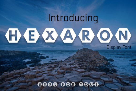 Hexaron: A Unique Display Font for Web Design