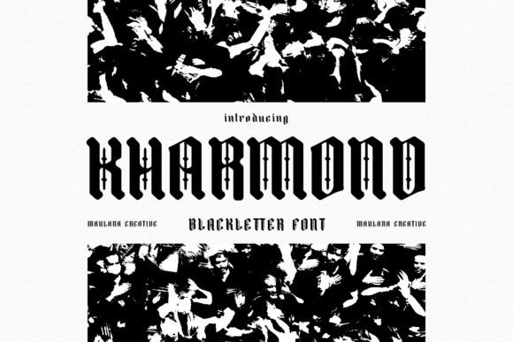 Kharmond: A Premium Blackletter Typeface for Editorial Design