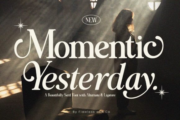 Momentic Yesterday: A Modern Serif Typeface for Elegant Branding