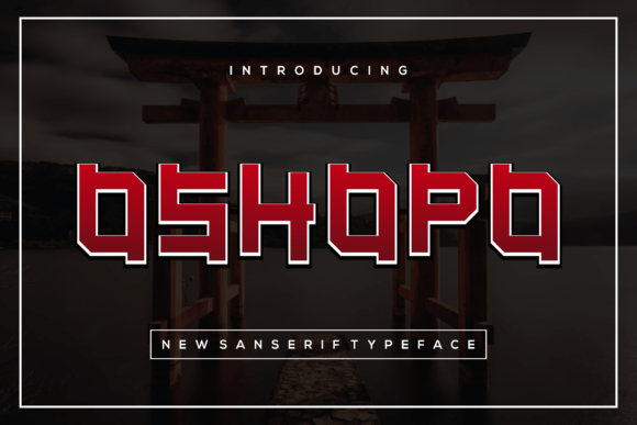 Oshopo: The Bold Sans Serif Typeface for High-Impact Campaigns