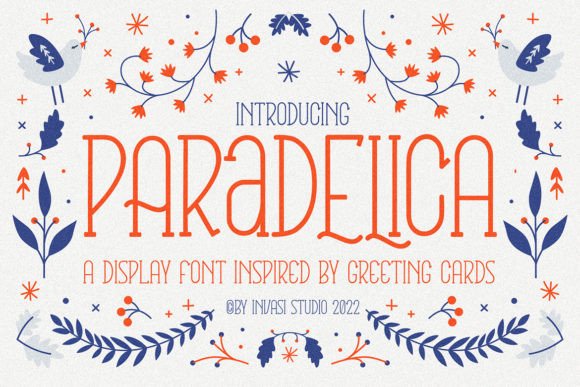 Paradelica: A Festive Serif Font to Elevate Your Brand Identity