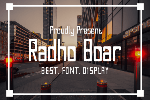 Radho Boar: The Bold Sans Serif Font for Strong Brand Identity