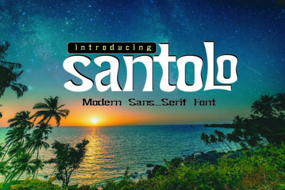 Santolo: The Bold Display Typeface That Powers Campaign Clarity
