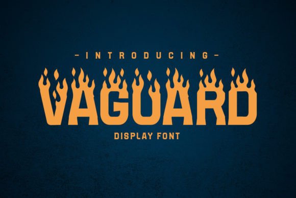 Vaguard: A Bold Decorative Font for Crafters and Creators