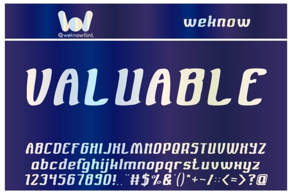 Valuable: The Premium Display Font for Scroll-Stopping Campaigns