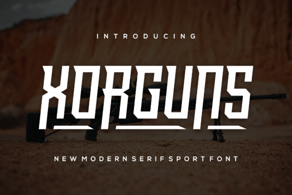 Xorguns: The Bold Slab Serif Typeface for High-Impact Campaigns